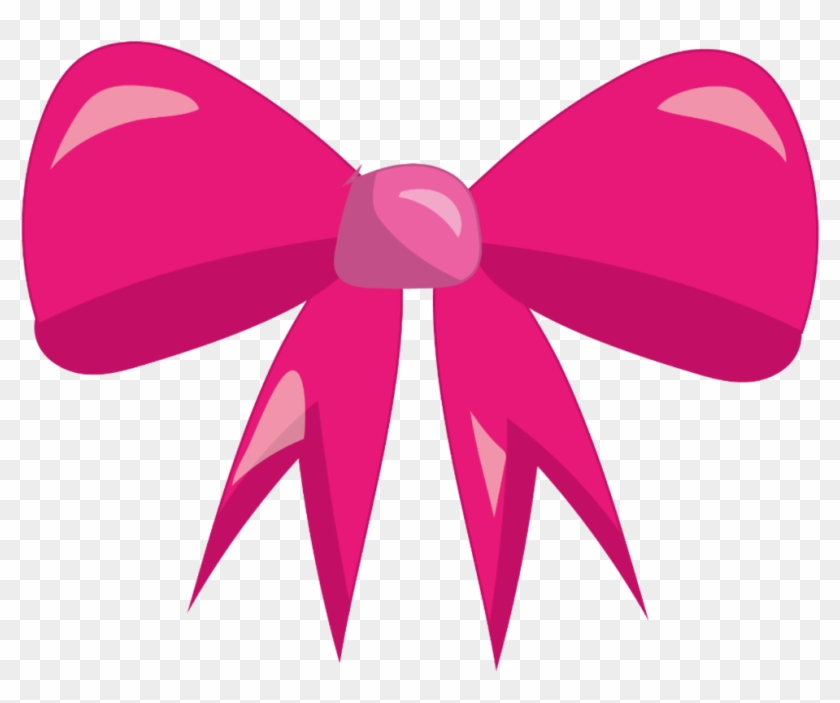 Lazo Sticker - Moño Rosa Png Clipart