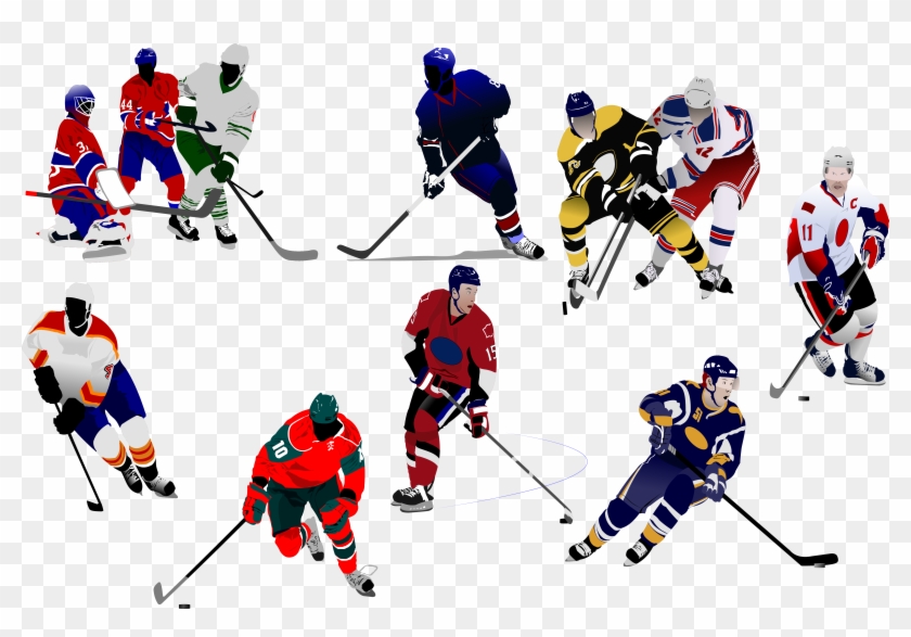 Ice Hockey Hockey Puck Clip Art - Ice Hockey Players Clip Art - Png Download