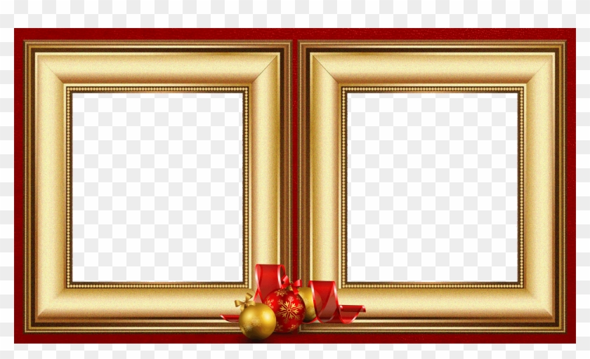 Moldura Douradas Sob Red Clipart