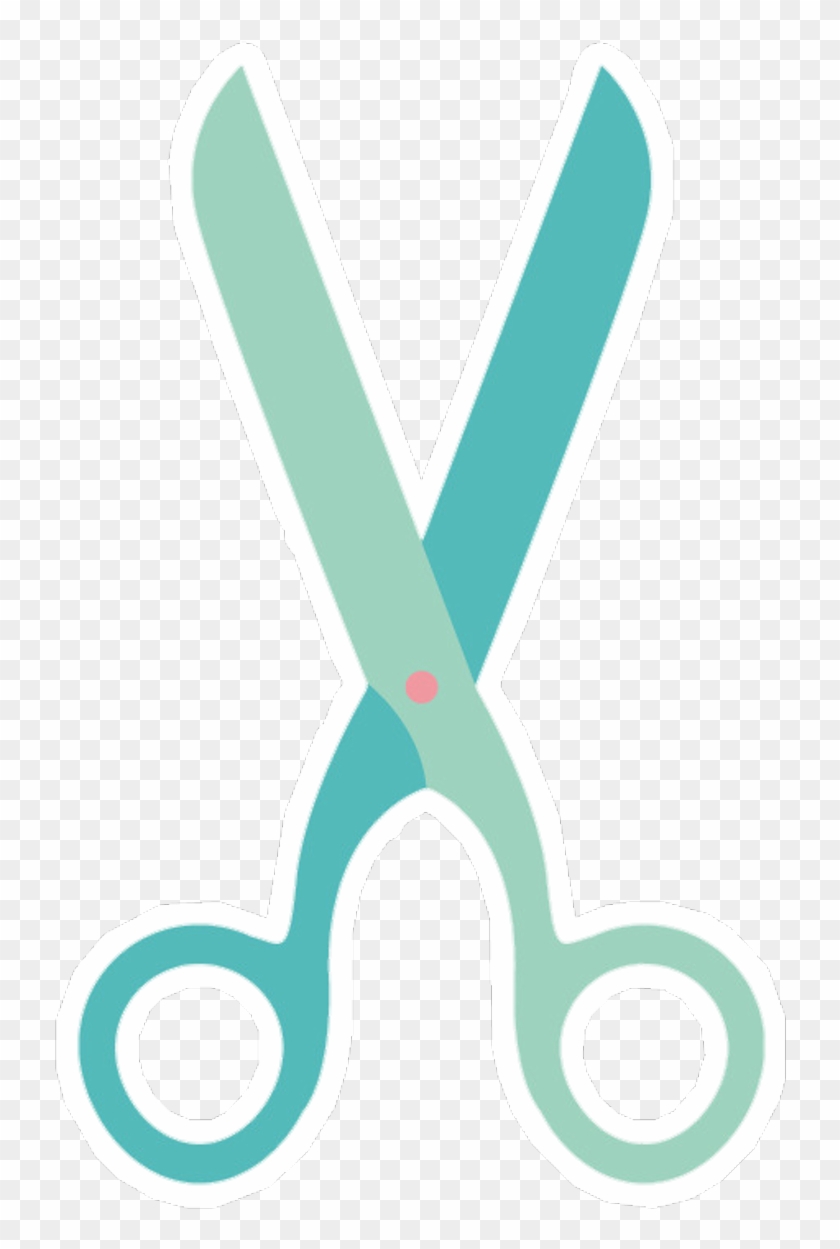 #scissors #tijeras #tijera #sticker #blue #azul #verde Clipart
