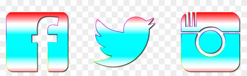 Clip Art Free Instagram Twitter Icons Red Ⓒ - Png Download