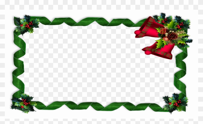Moldura Natal Fita Sino D Png - Picture Frame Clipart