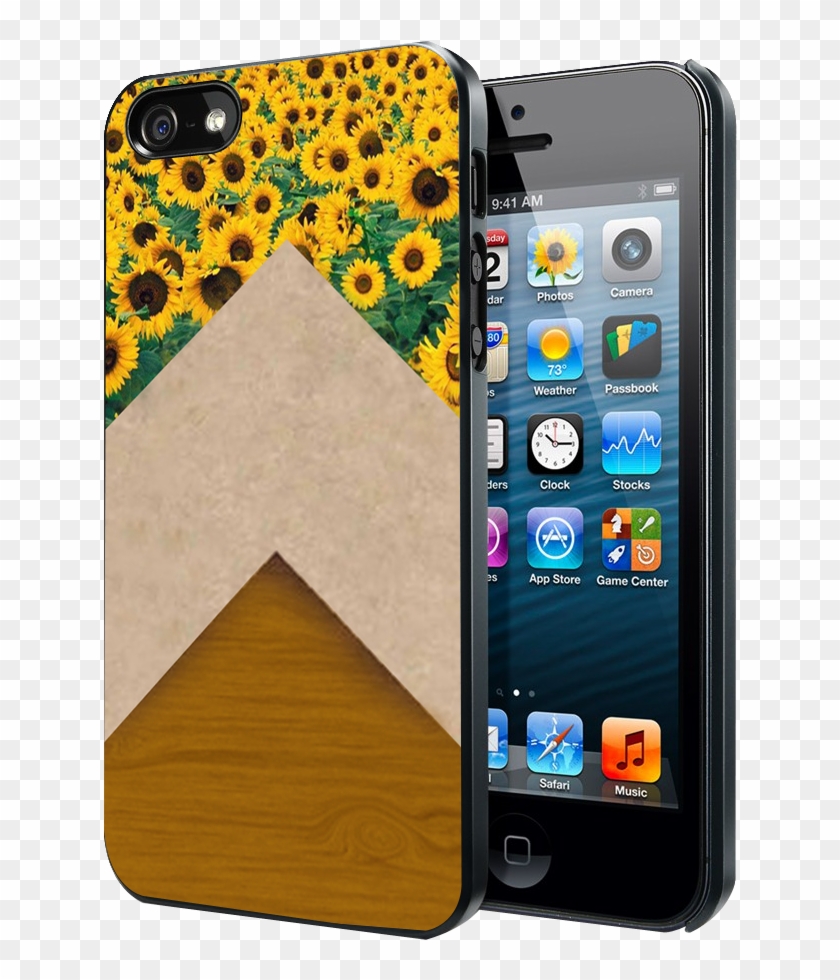 Sunflower Chevron Wood Grain Cute Samsung Galaxy S3 - Iphone 5 Real Madrid Hoesje Clipart #1888659
