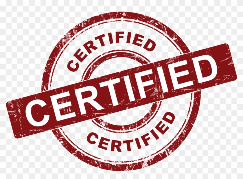 Certified Png Clipart #1888748