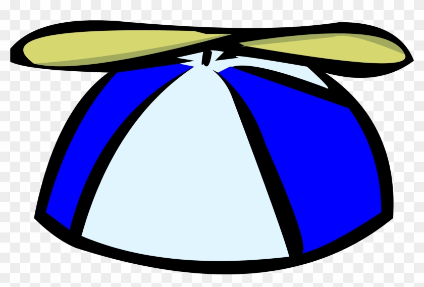 The Free Item Was The Blue Propeller Cap, Which Was Clipart #1888788