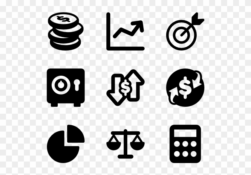 Finance Pictograms Clipart
