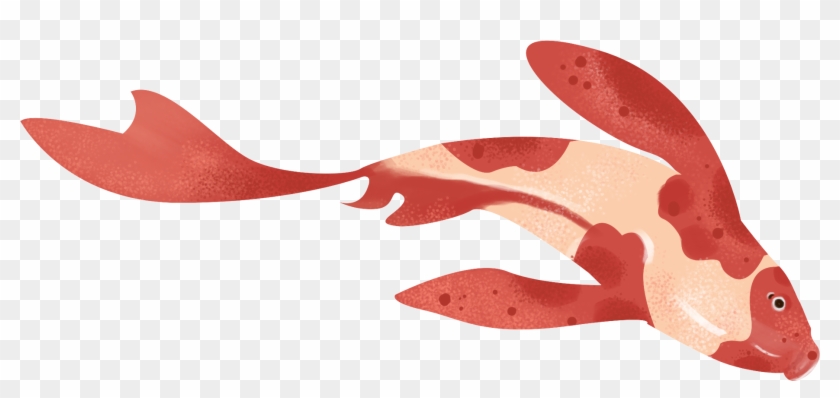 Festive Chinese Style New Year Lucky Koi Png And Psd - Pomacentridae Clipart #1889107