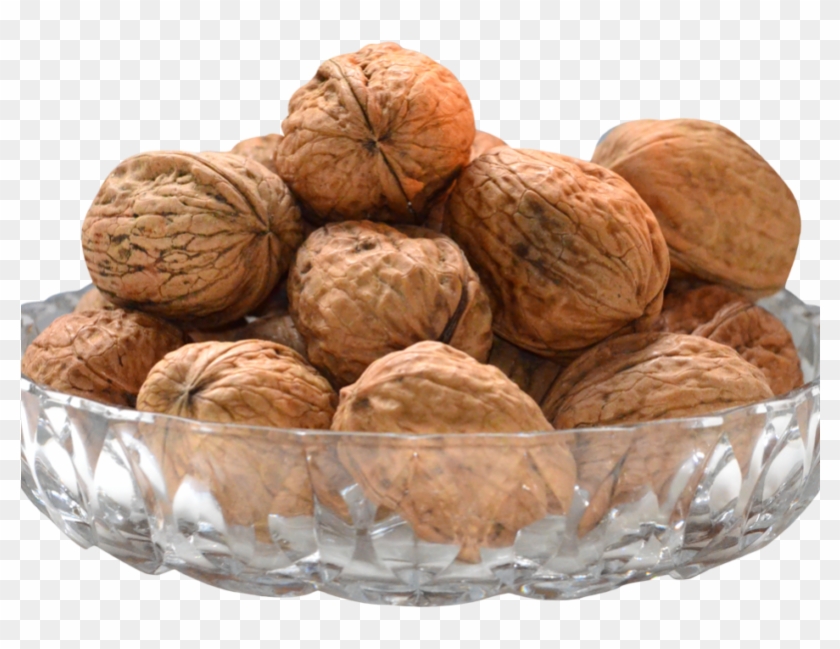 Walnut On Bowl Png Image - Walnuts In A Bowl Png Clipart #1889353