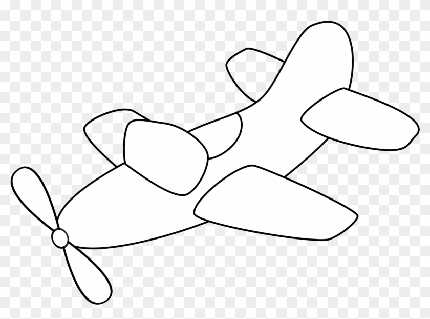This Free Icons Png Design Of Airplane With Propeller - Airplane Clipart