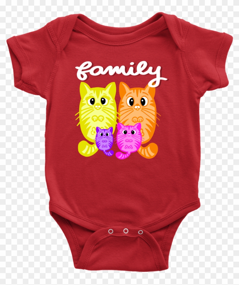 Fluffy Cat Family Clipart