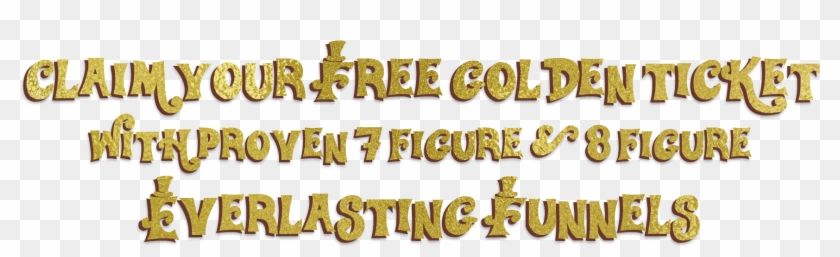 Get Your Free “golden Ticket” While You Can Clipart #1890355