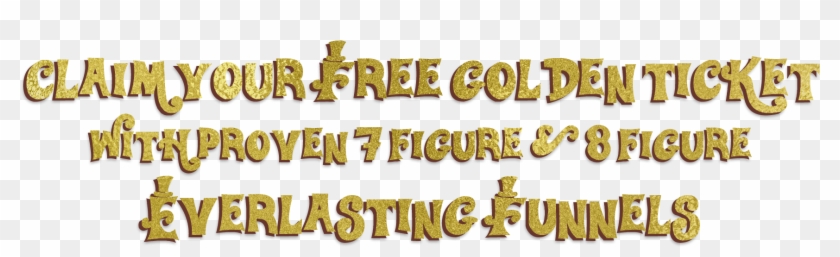 Get Your Free “golden Ticket” While You Can Clipart