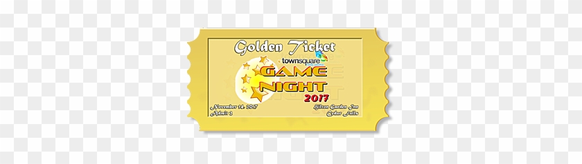 Golden Ticket Png Clipart #1890411