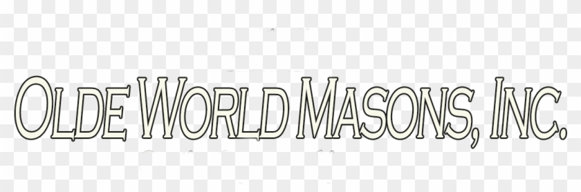 Olde World Masons Installed Masonry Products & Seamless - Calligraphy Clipart