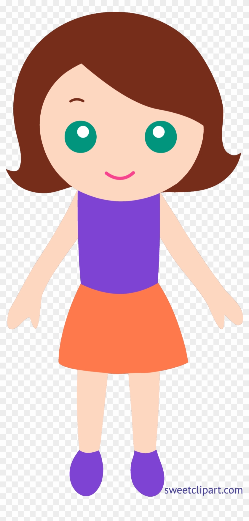 Little Girl Clipart #1891423