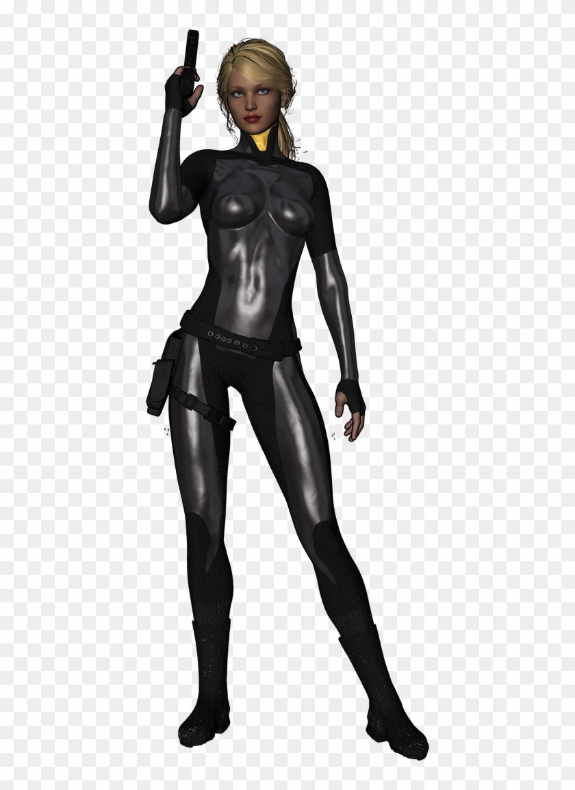Here's The Same Model Done In A Comic Book Outline Clipart #1891470