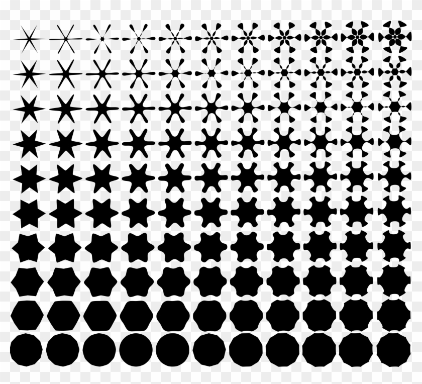 6 Pointed Star Shapes - Svg Shapes Clipart