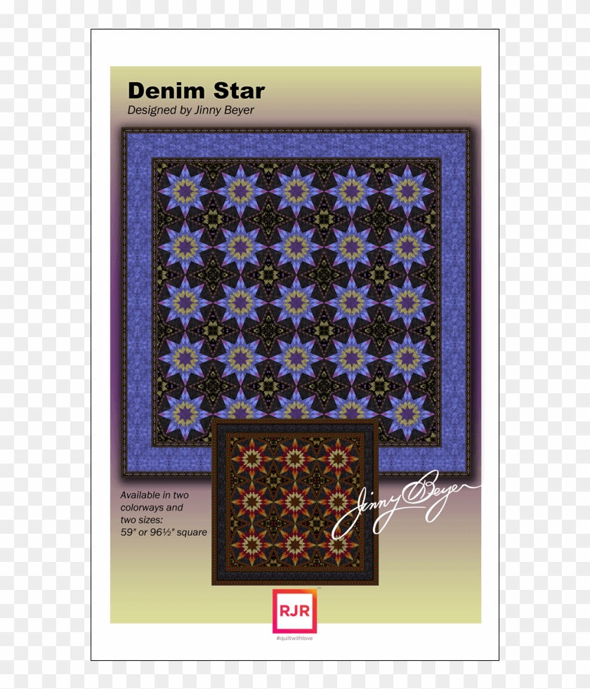 Denim Star Kit - Needlework Clipart #1891689