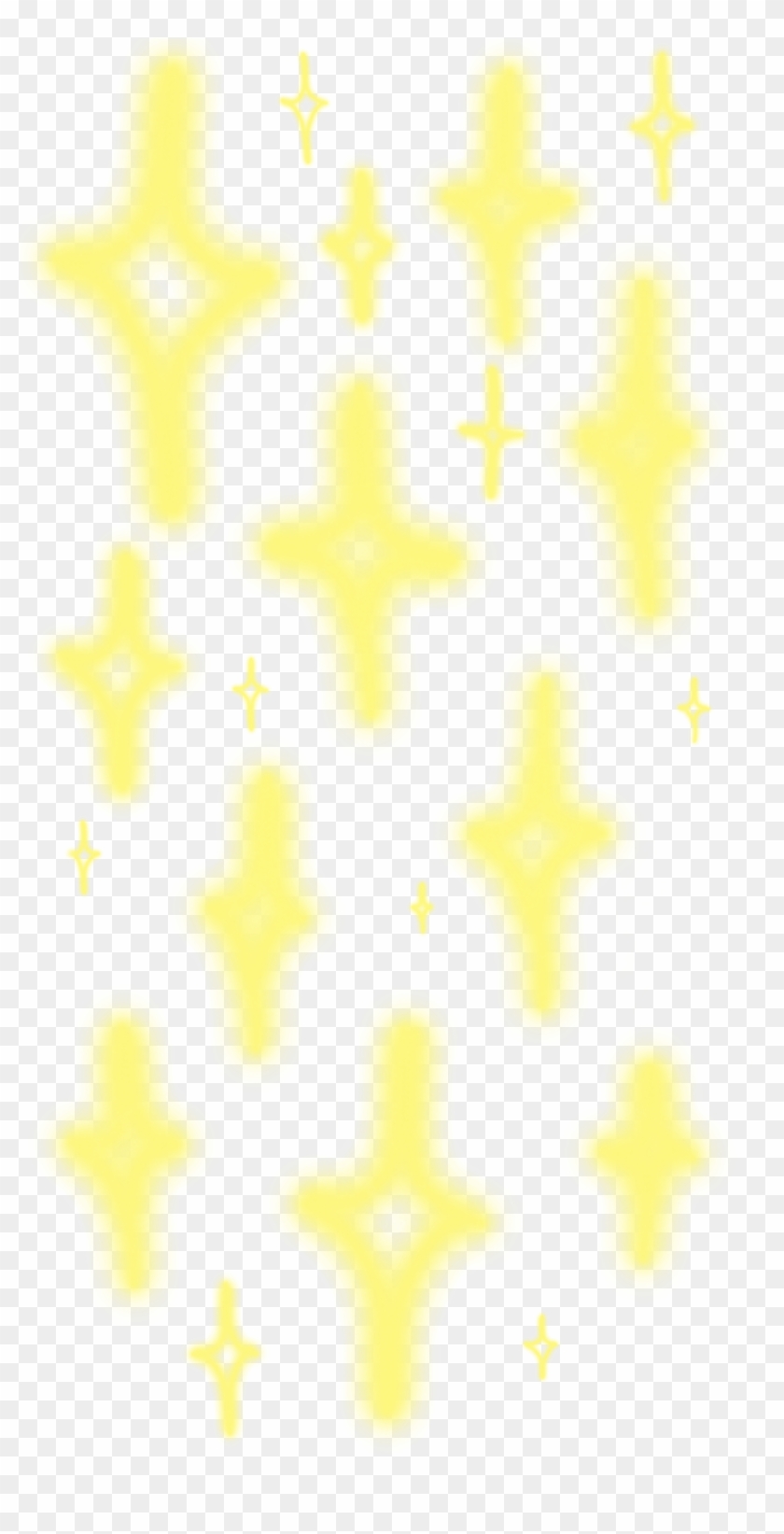 #stars #star #pattern #yellowaesthetic #yellow - Cross Clipart
