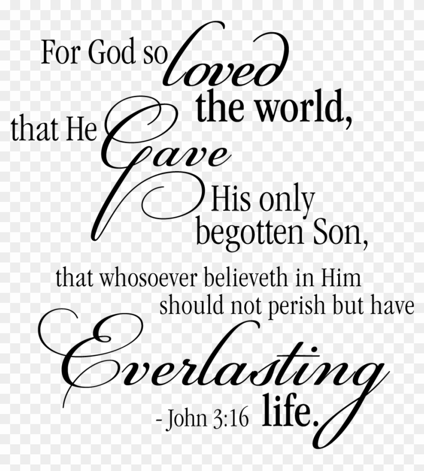 John 3 - 16 Clipart