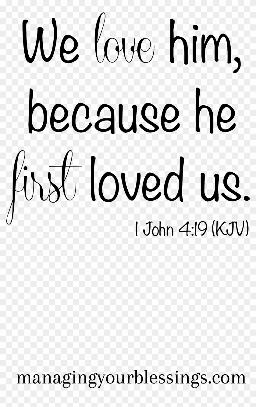 Scripture Memorization, Scripture Verses, 1 John 4, Clipart #1891853