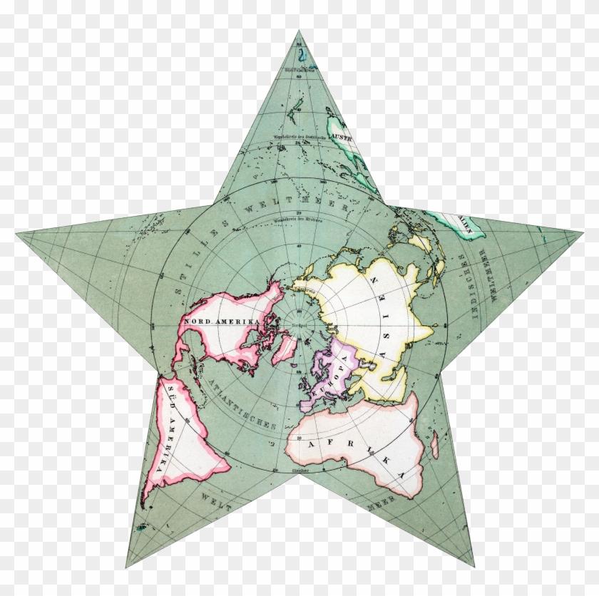 Hermann Berghaus Star Map Clipart #1892131