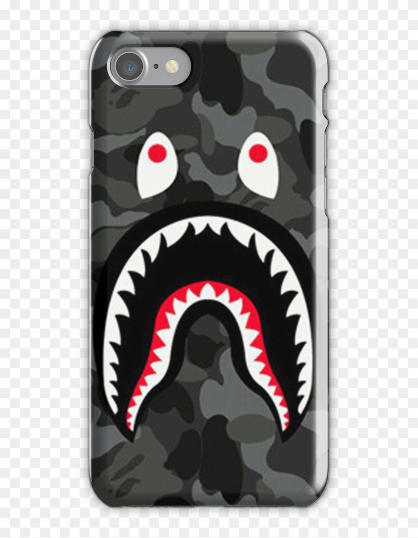 Bape Shark Black Army Iphone 7 Snap Case Clipart #1892178