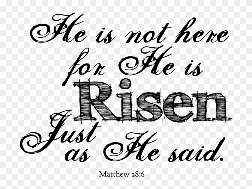 Scripture Clipart Easter - Png Download #1892190