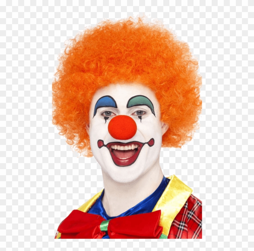 Clown Hair Png For Kids - Orange Clown Clipart #1892370