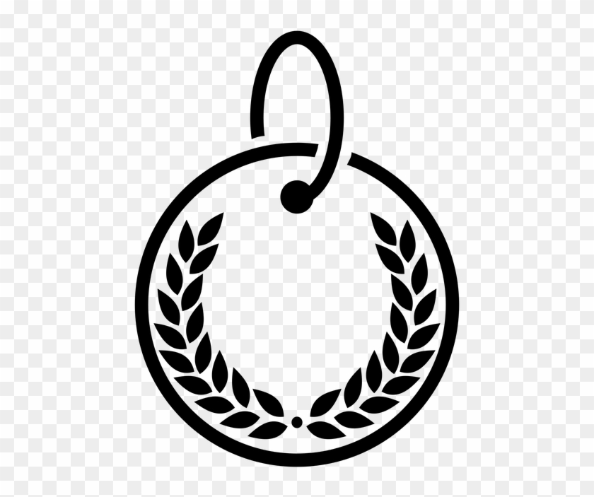 Medal, Vector Graphics, Transparent Background, Wreath - 22 Laurel Wreath Clip Art - Png Download