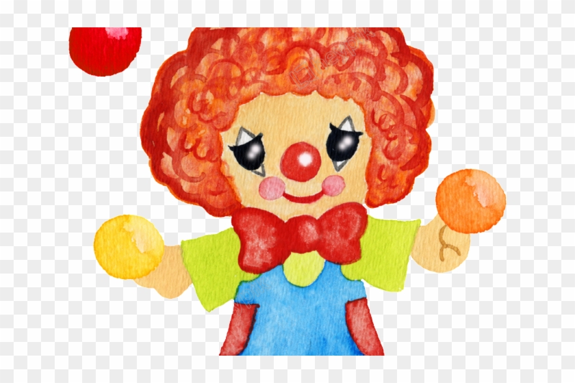 Clown Clipart Clown Hair - Cartoon - Png Download #1892442