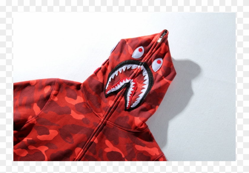 Bape 12201526 Men's Jacket Printing Hoodie Coat Shark - Casual Dress Clipart