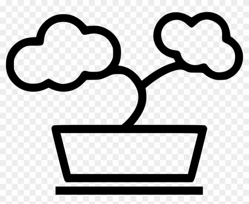 Bonsai Tree Plant Small Pot Flower Comments Clipart #1893047
