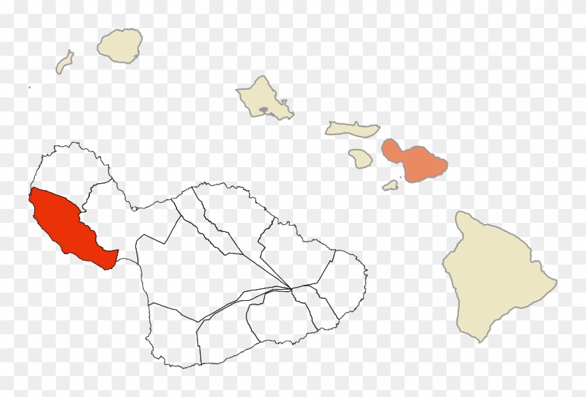 Historic Mokus Of Maui Map Clipart #1893196