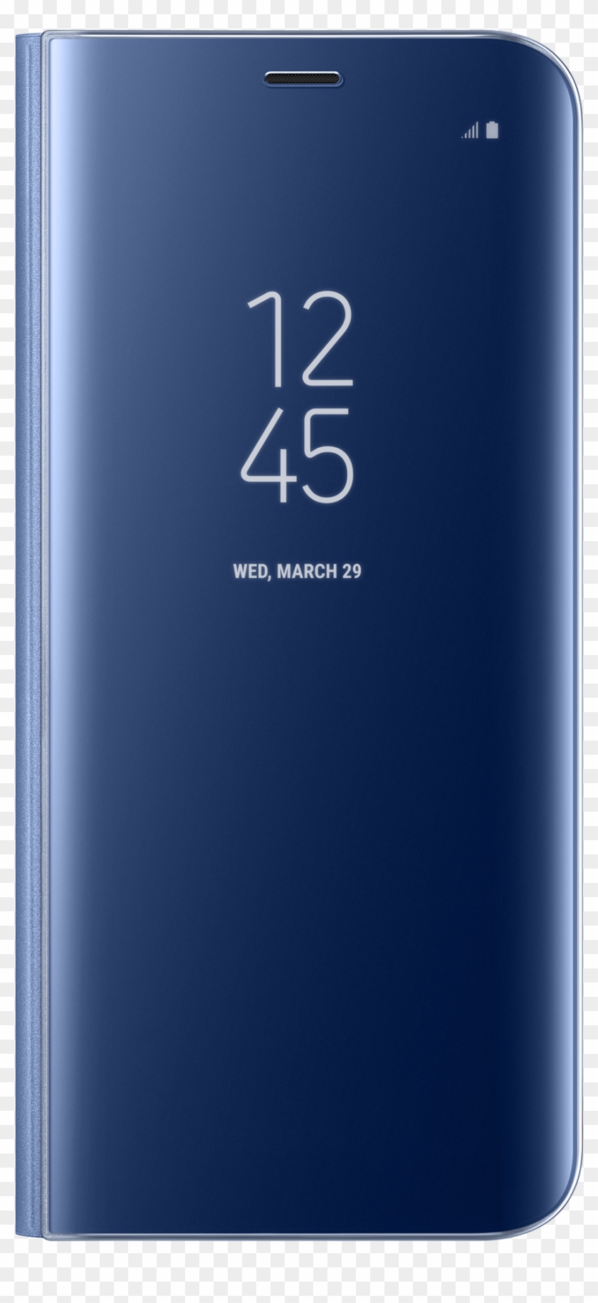 Samsung Galaxy S8 S-view Standing Cover Blue Clipart #1893368