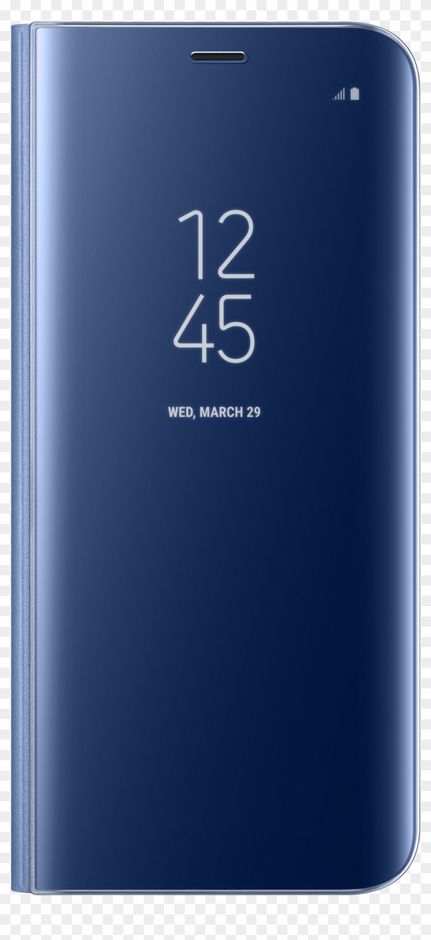 Samsung Galaxy S8 S-view Standing Cover Blue Clipart