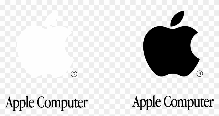 Apple Logo Black And White - Apple Clipart #1893644