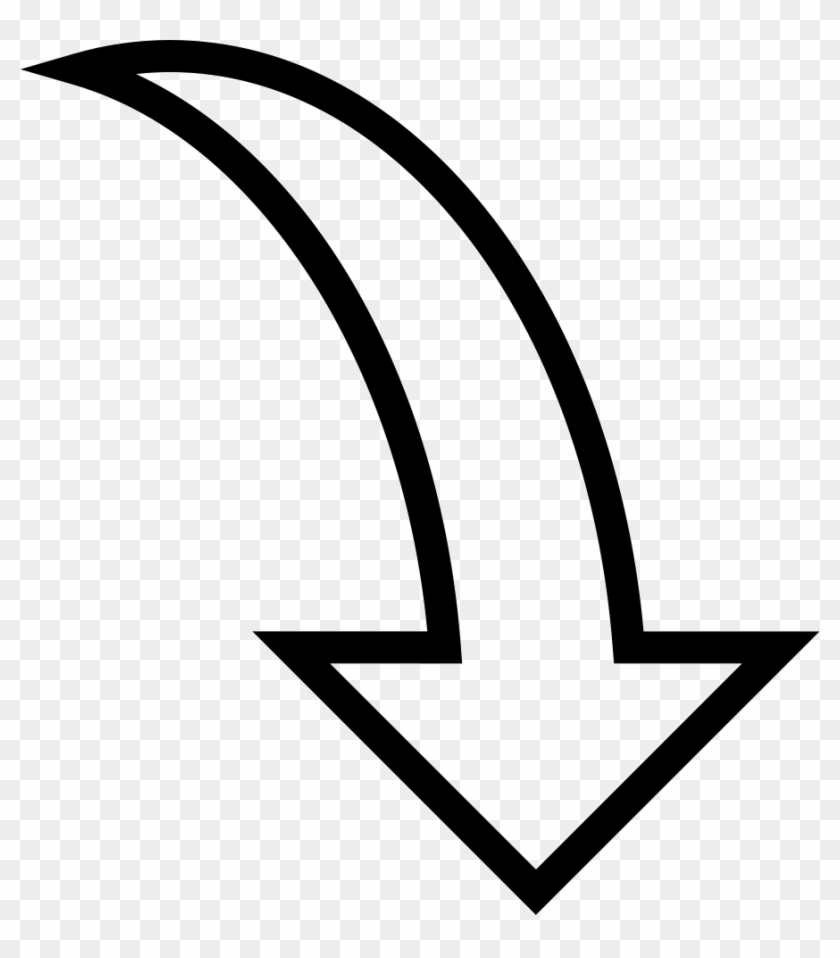 Curve Arrow Clipart Png - Strzałka Png Transparent Png