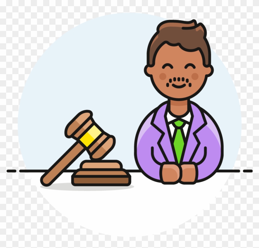 18 Lawyer Male African American - African American Lawyer Clipart - Png Download #1893766