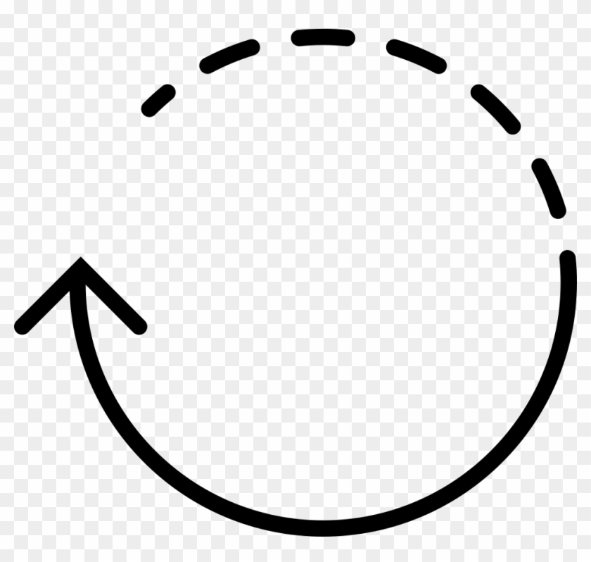 Circular Arrow With Dots - Transparent Circular Arrows Clipart