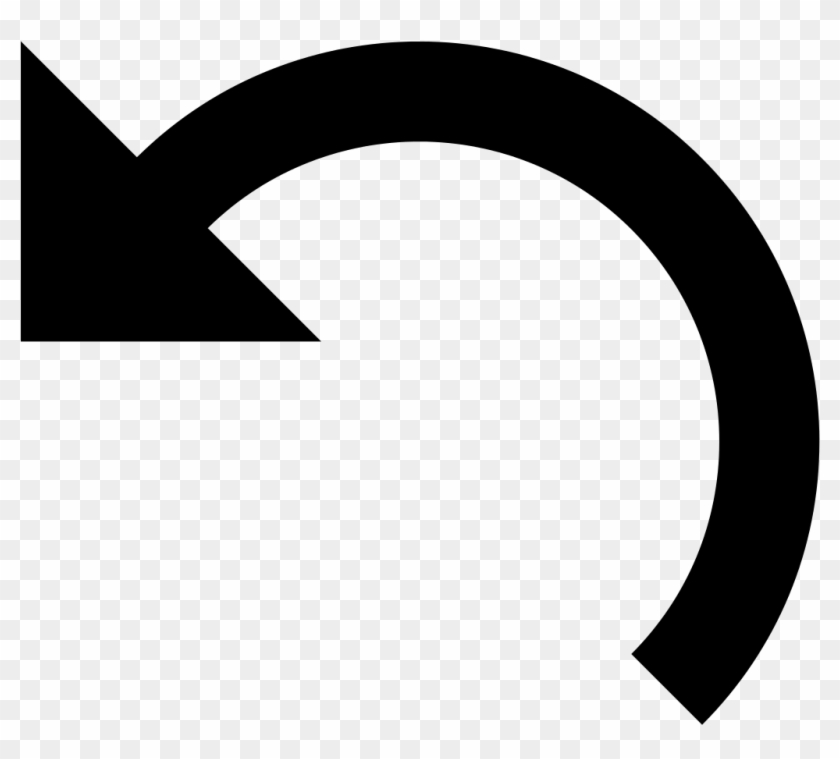 Simpleicons Interface Arrow-semicircle - Fleche Arc De Cercle Clipart