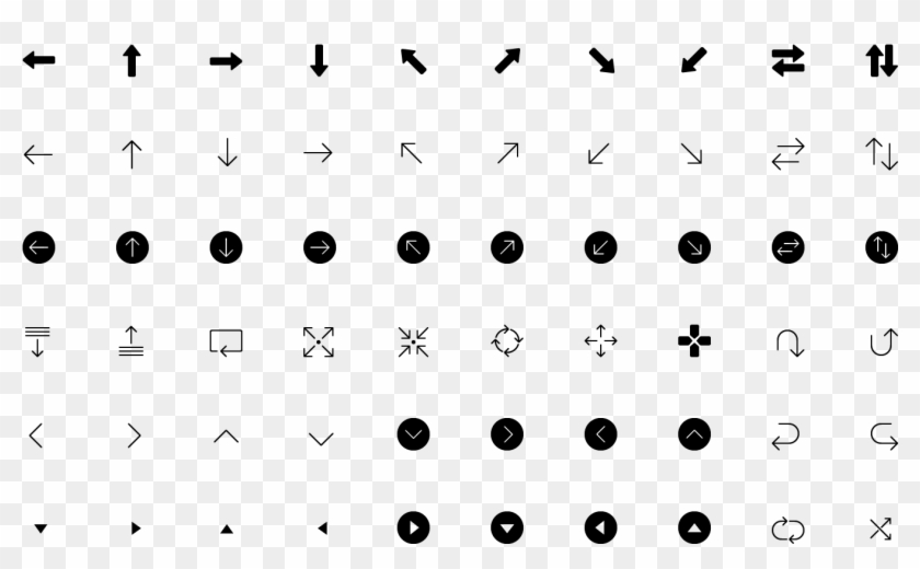 Arrow - Monochrome Clipart