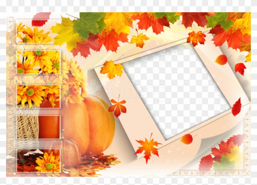 Free Png Best Stock Photos Transparent Fall Frame With - Autumn Transparent Picture Frame Clipart
