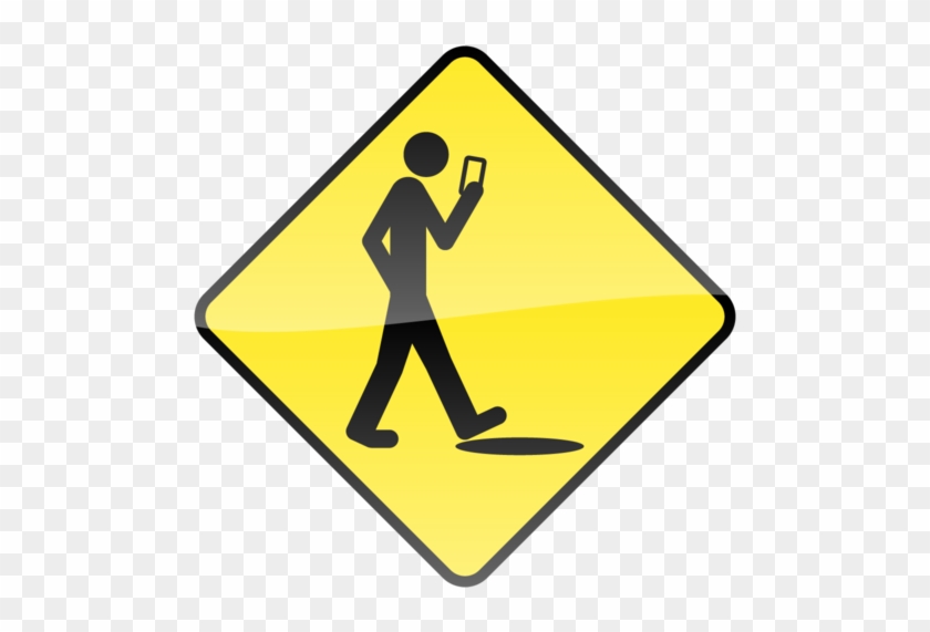 Smart Phone, Stupid Human Vector Sign - Smart Phone And Stupid People Clipart #1894933