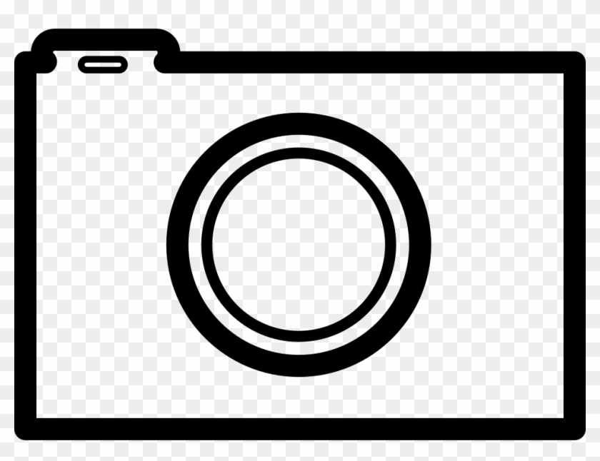 Photo Camera Outline Comments - Circle Clipart