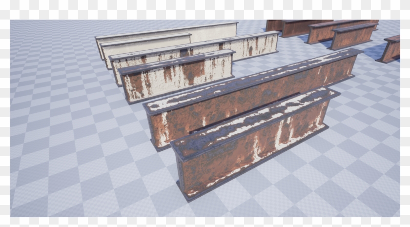 Rusty Beams - Table Clipart