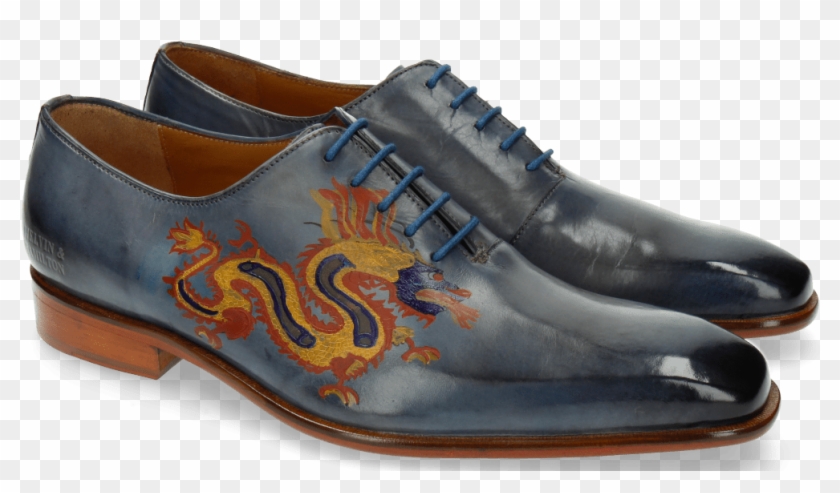 Oxford Shoes Clark 6 Moroccan Blue Dragon - Melvin & Hamilton Clipart #1895378