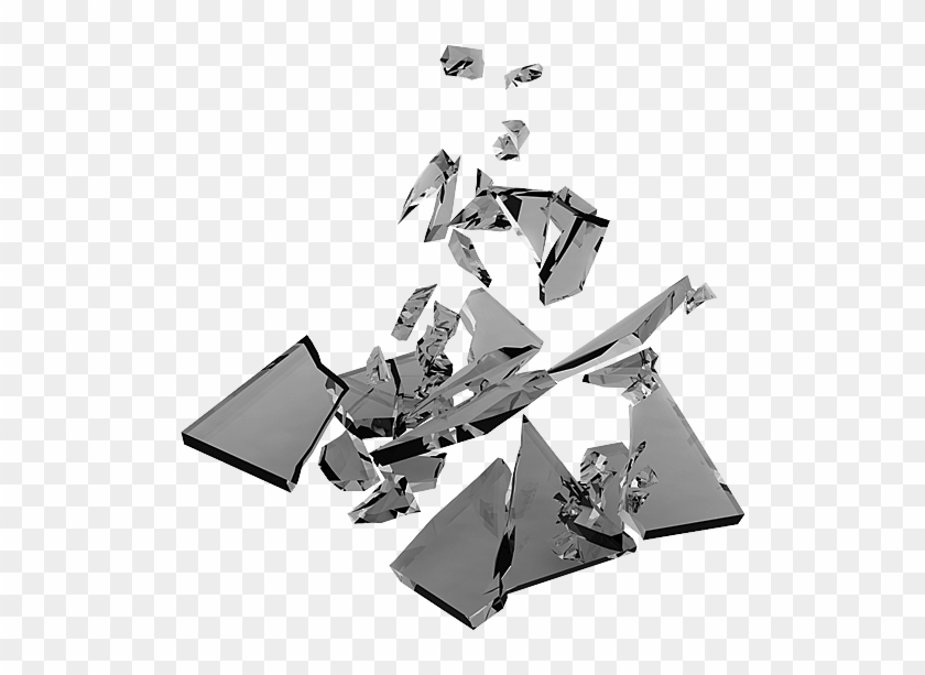 Broken Iphone Glass - Graphic Design Clipart #1895405