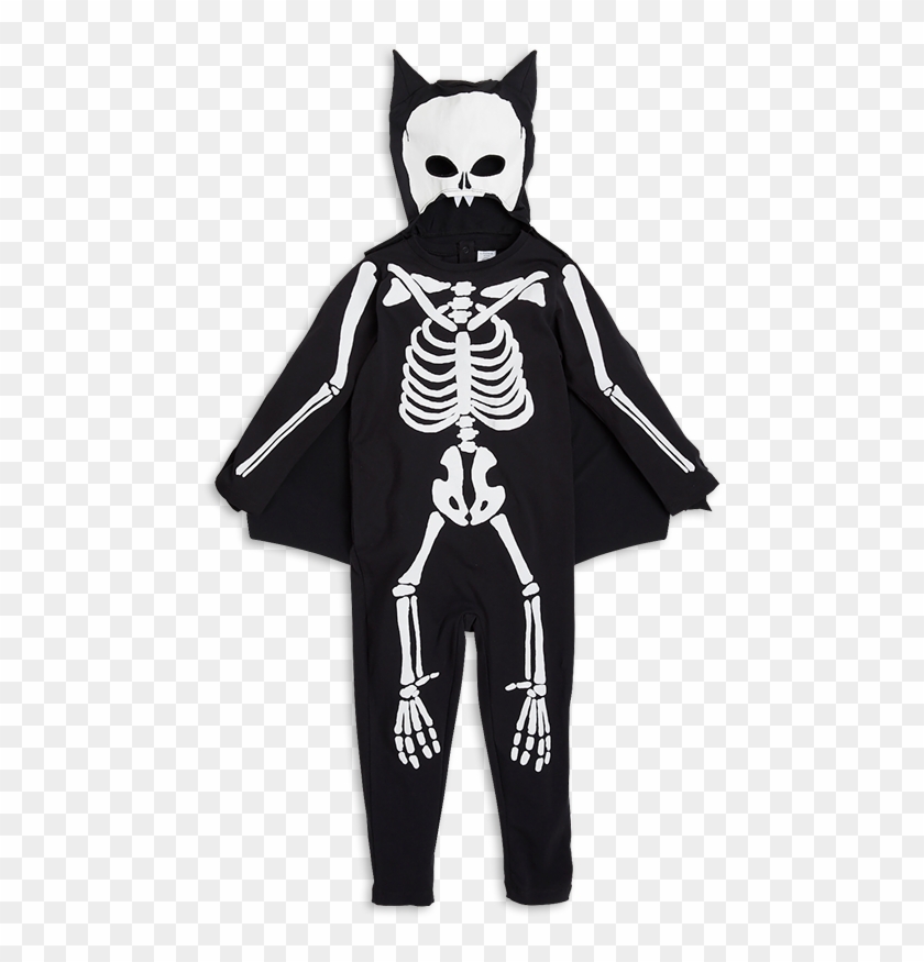 Skeleton Bat Costume Black - Halloween Costume Clipart #1895461