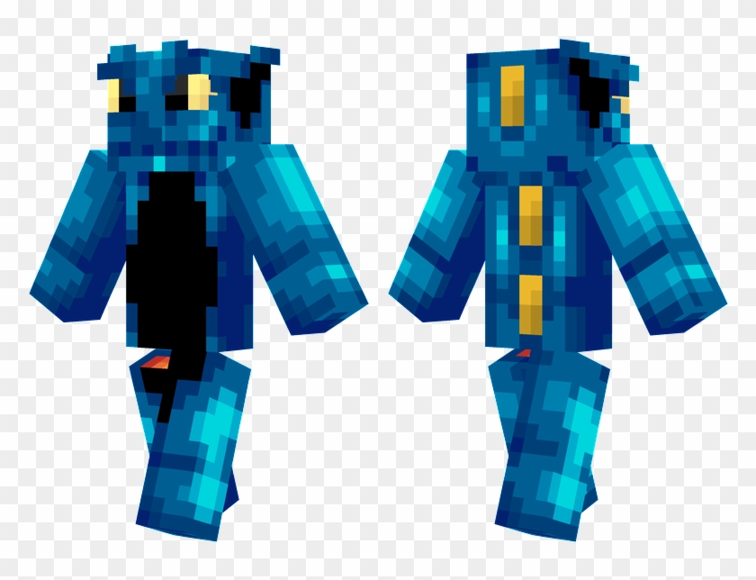 Blue Dragon - Minecraft Skins Cool Green Clipart